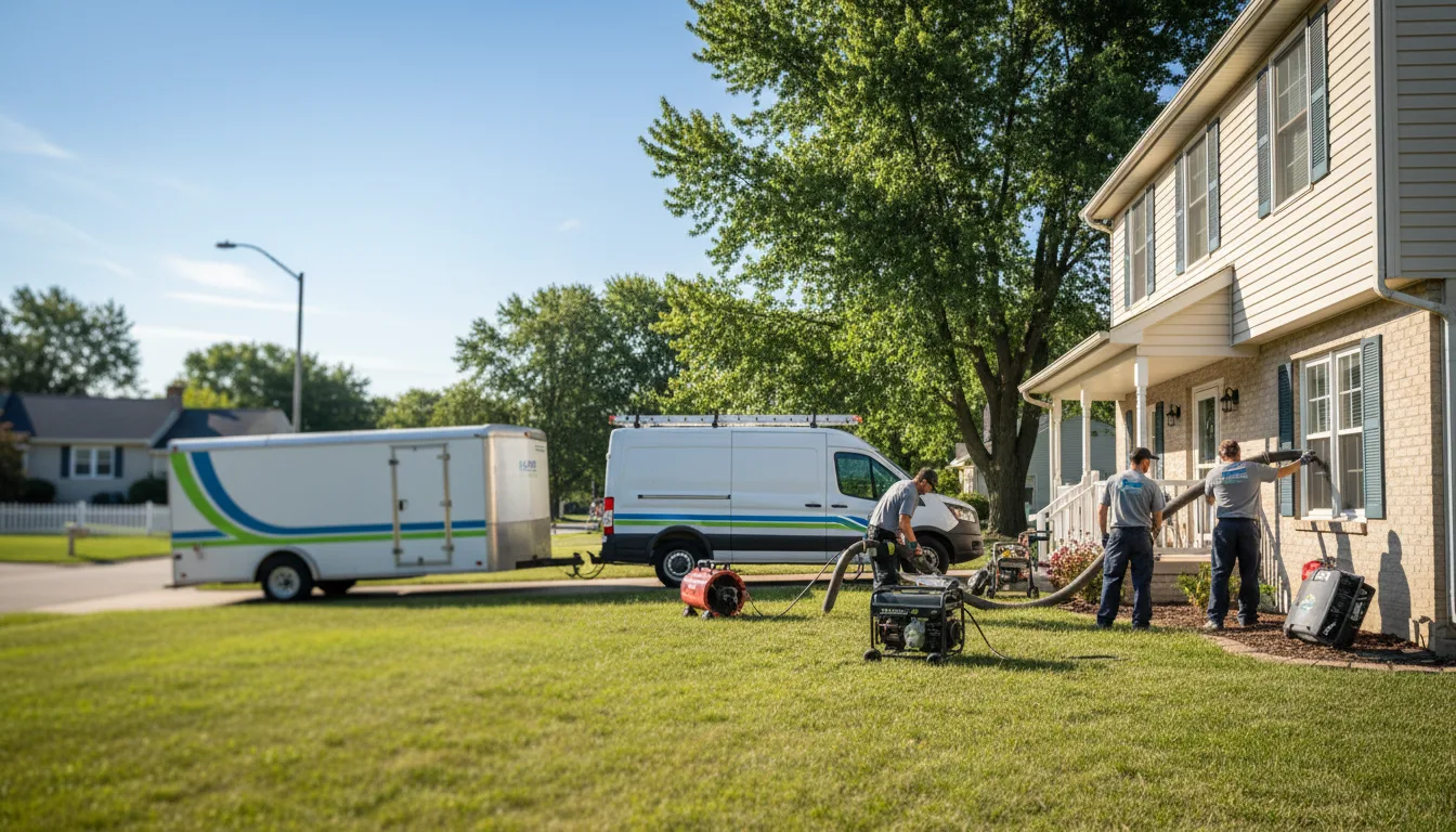 Flooded Basement Restoration And Cleanup With Repair in Colesburg, IA near me